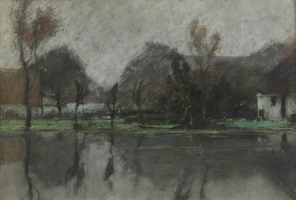 Appraisal: JOSEPH FRANK CURRIER AMERICAN - LANDSCAPE Pastel on paper x