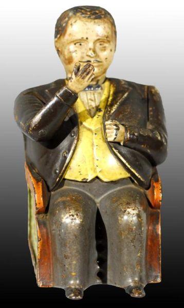 Appraisal: Cast Iron Tammany Hall Mechanical Bank Description Manufactured by J