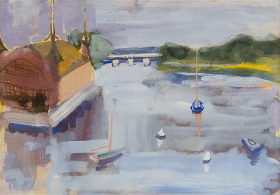 Appraisal: Sale Lot Janet McDougal-Jones American th century Untitled Saugatuck c