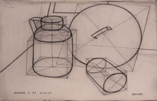 Appraisal: Eleven Student Drawings from Carnegie Institute of Technology Graphite on