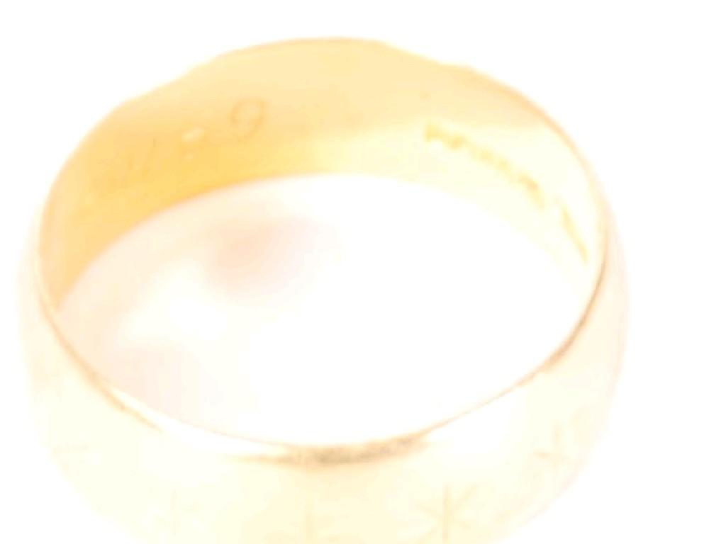 Appraisal: ct GOLD WEDDING RING gms EST -