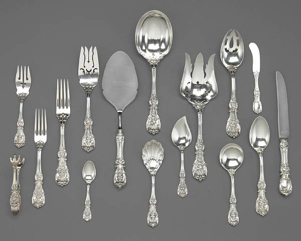 Appraisal: A sterling flatware setReed amp BartonFrancis I Comprising dinner forks