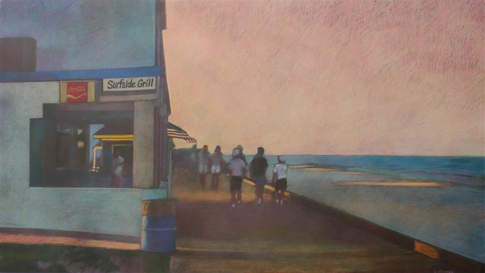 Appraisal: LAURA HICKMAN AMERICAN BETHANY BEACH TH CENTURY SURF SIDE GRILL