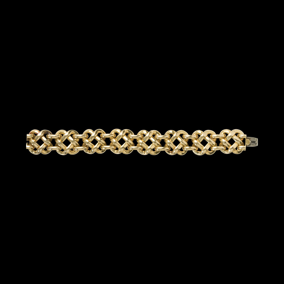 Appraisal: French k Yellow Gold Bracelet g