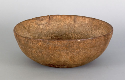 Appraisal: New England burl bowl early th c h dia