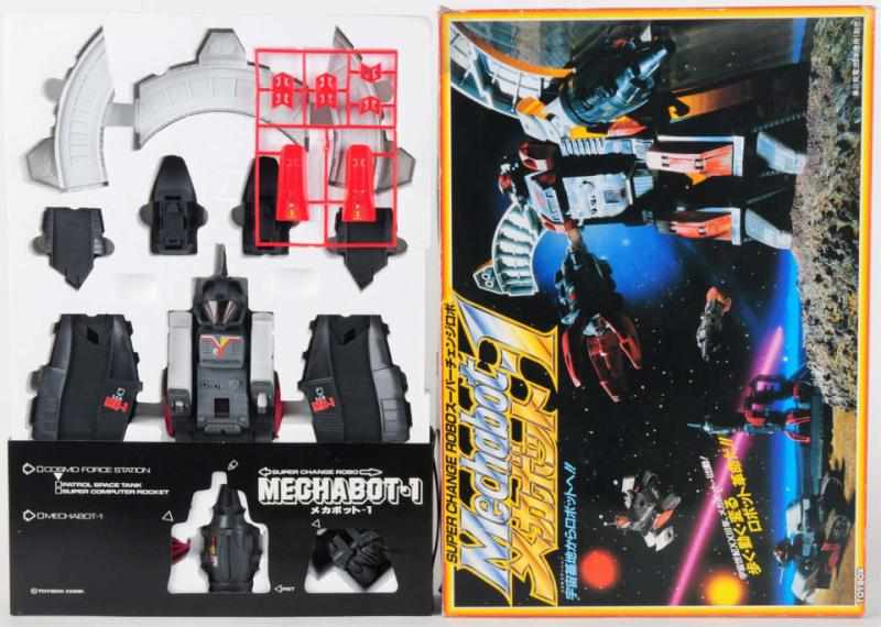 Appraisal: Mechabot This toy set by Toybox eventually became the Transformers