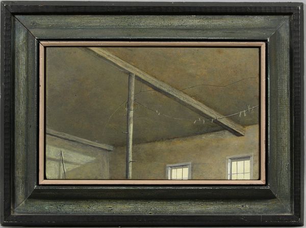 Appraisal: Realist painting x x framed signed and dated 'L Jones