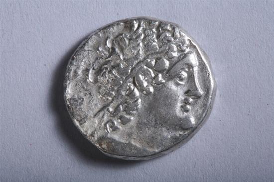 Appraisal: PTOLEMY X OF EGYPT SILVER TETRADRACHM Circa B C