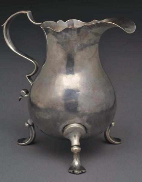 Appraisal: A Rare American Silver Cream Jug Thomas Dane Boston ca