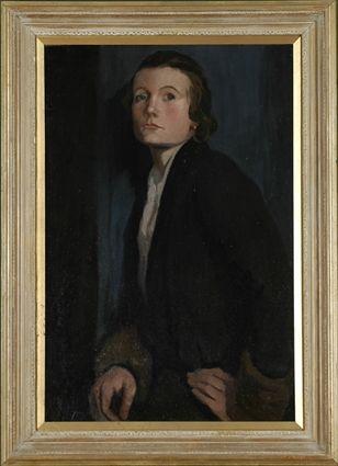 Appraisal: American School th C Portrait of a Woman Oil on