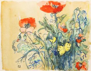 Appraisal: Work on paper Attributed to Charles Burchfield Attributed to Charles