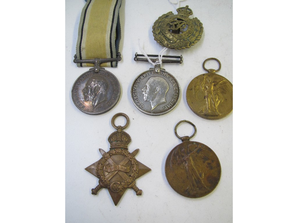 Appraisal: A lot comprising war medal - star and victory medal