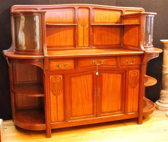 Appraisal: Maurice Elysee Durfrene - A fine quality Art Nouveau walnut