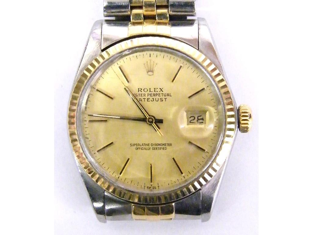 Appraisal: Rolex Day-Date k white gold diamond gentleman's bracelet watch after-market