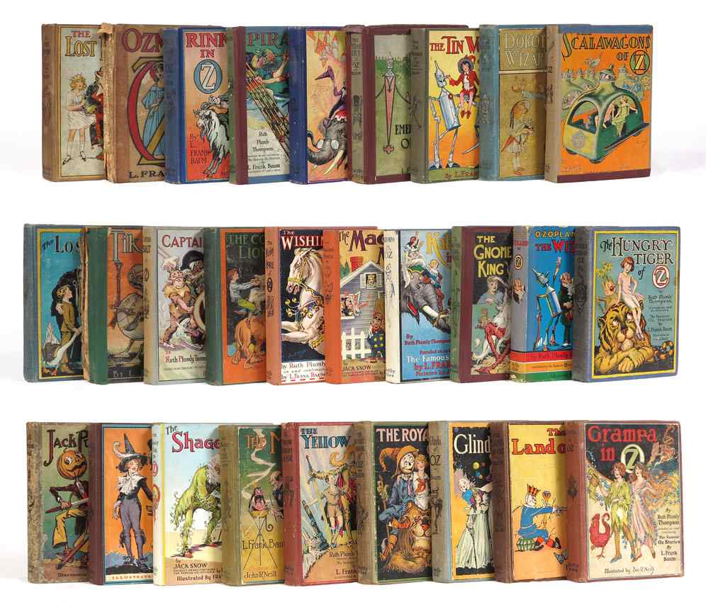 Appraisal: L FRANK BAUM WIZARD OF OZ BOOKS total books to