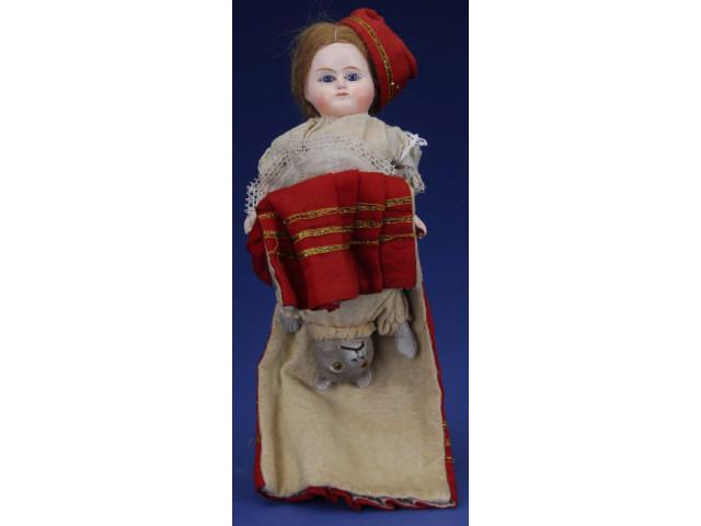 Appraisal: Little Red Riding Hood and Wolf Topsy Turvy Doll Germany