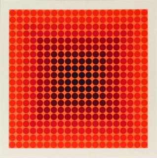 Appraisal: VICTOR VASARELY SERIGRAPH VICTOR VASARELY FRENCH HUNGARIAN - SERIGRAPH H