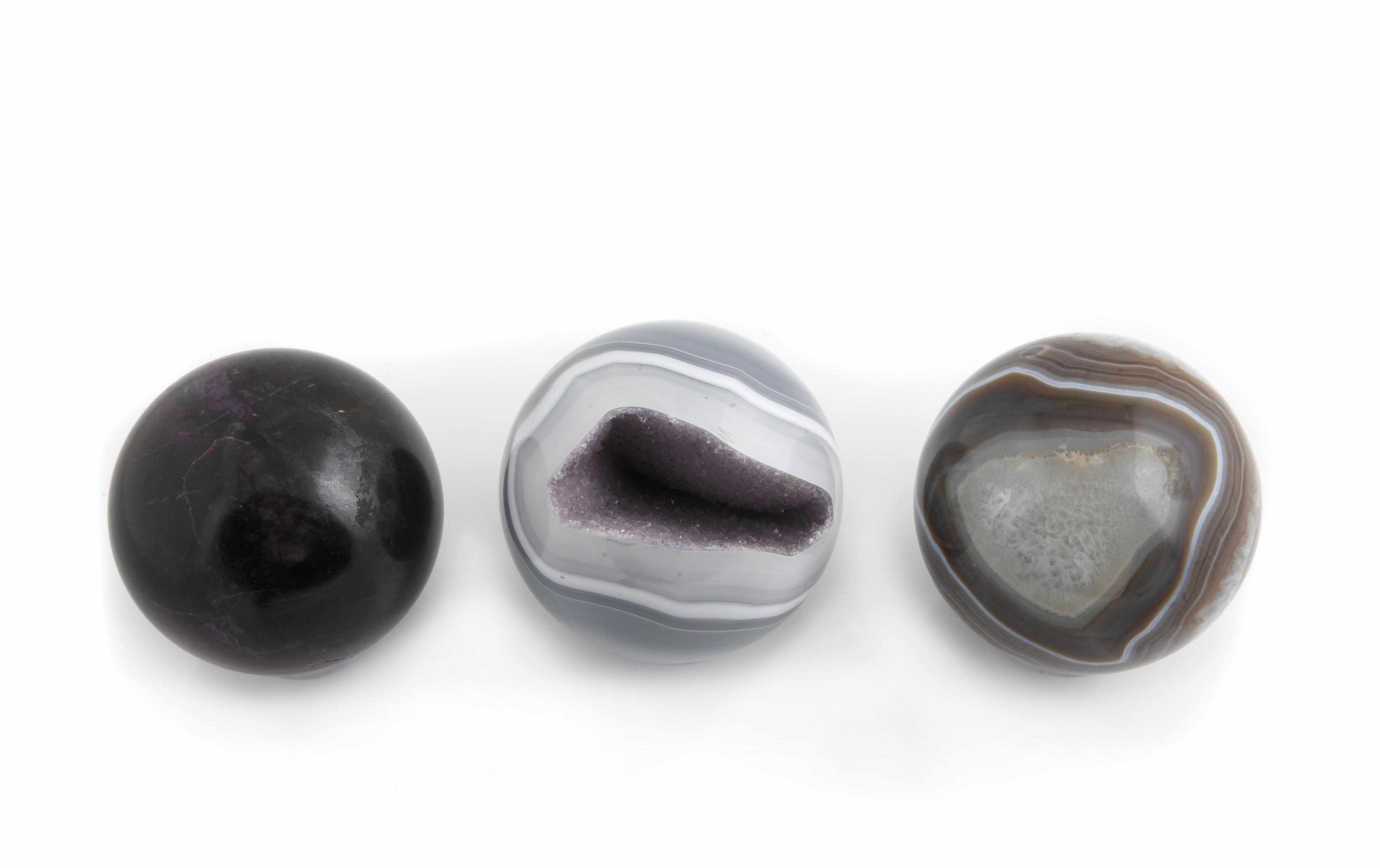 Appraisal: Natural History Group of Three Spheres World LocalitiesBrazilian banded agate