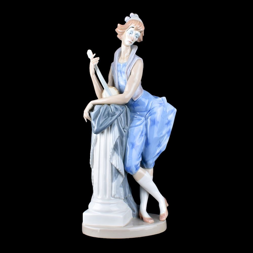 Appraisal: Lladro Languid Figurine Lladro Languid Glazed Porcelain Figurine Signed and