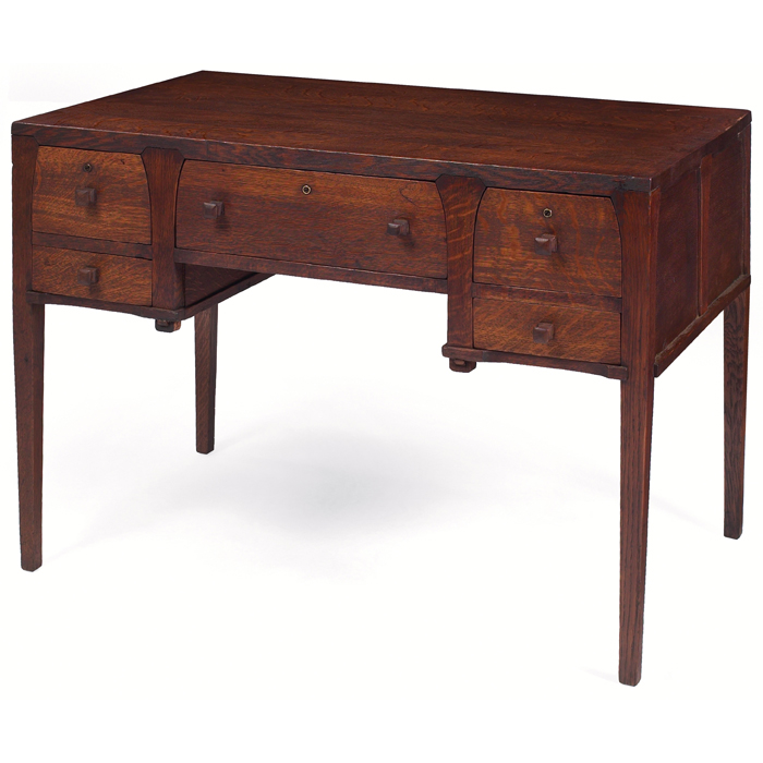 Appraisal: Rare Gustav Stickley desk early experimental form