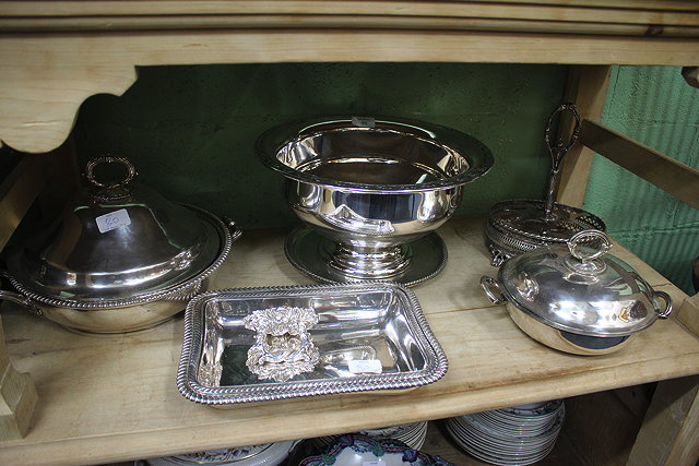 Appraisal: A SMALL COLLECTION OF SILVER PLATE to include a punch