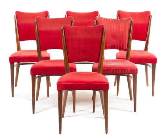 Appraisal: Sale Lot A Set of Six Italian Side Chairs each