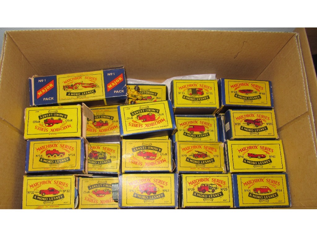 Appraisal: Part set Lesney matchbox models in their boxes and a