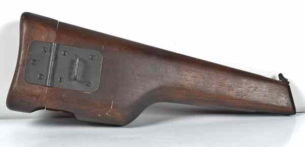 Appraisal: Wood Holster Shoulder Stock for Browning Inglis Hi Power Pistol