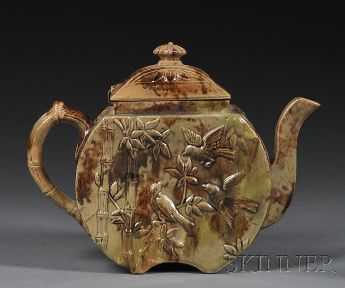 Appraisal: Chelsea Keramic Artworks Teapot Glazed earthenware Chelsea Massachusetts - Vessel