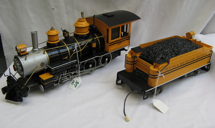 Appraisal: BACHMANN G SCALE STEAM LOCOMOTIVE - - AND MATCHING TENDER