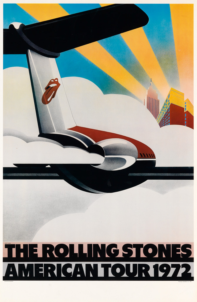 Appraisal: JOHN PASCHE - THE ROLLING STONES AMERICAN TOUR x inches