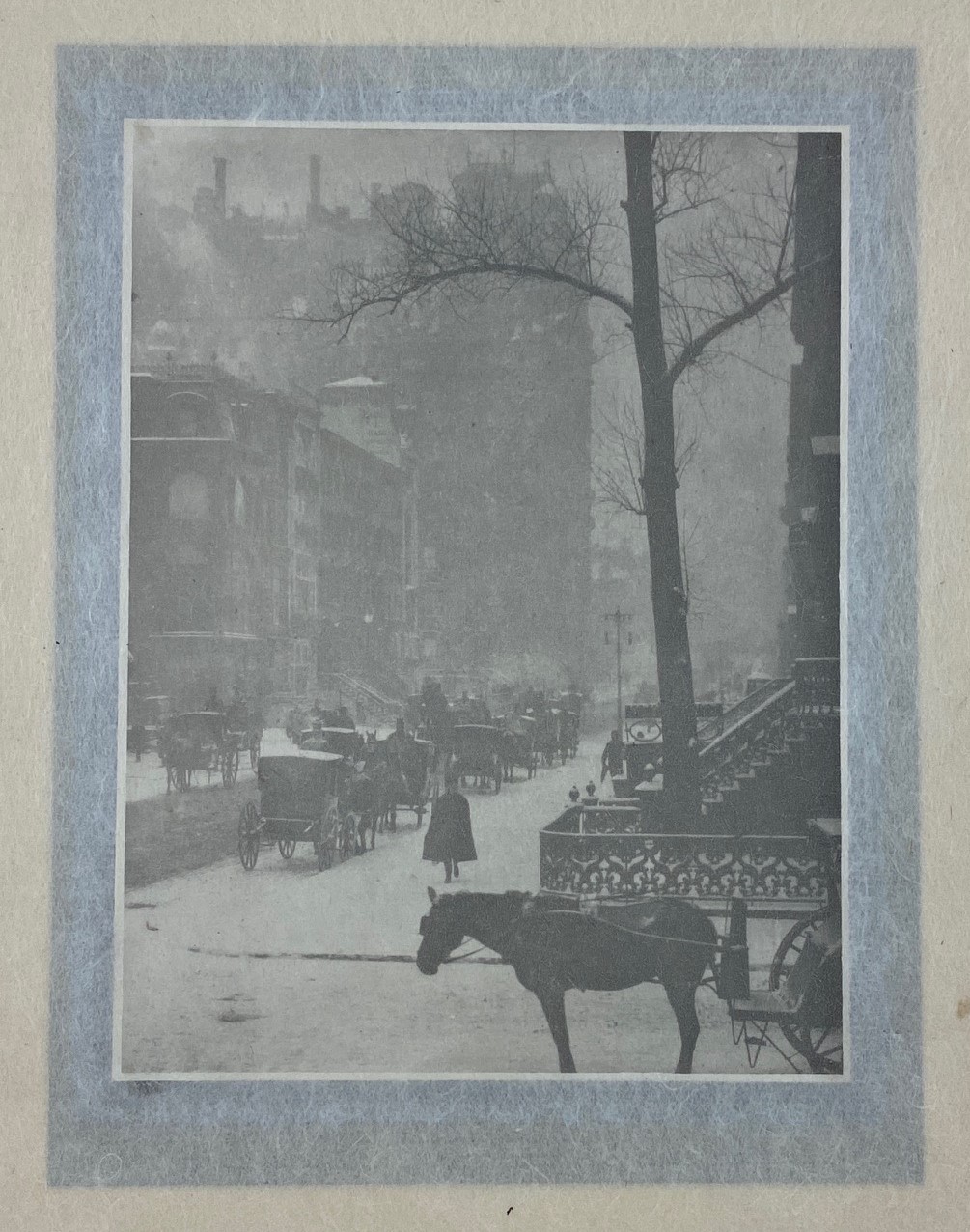 Appraisal: ALFRED STIEGLITZ AMERICAN - THE STREET DESIGN FOR POSTER camera