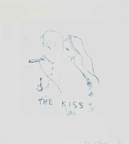 Appraisal: Tracey Emin b The Kiss polymer gravure etching printed in