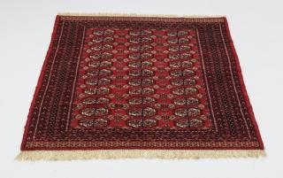 Appraisal: Hand knotted Boukhara wool rug ' x ' Hand-knotted Pakistani