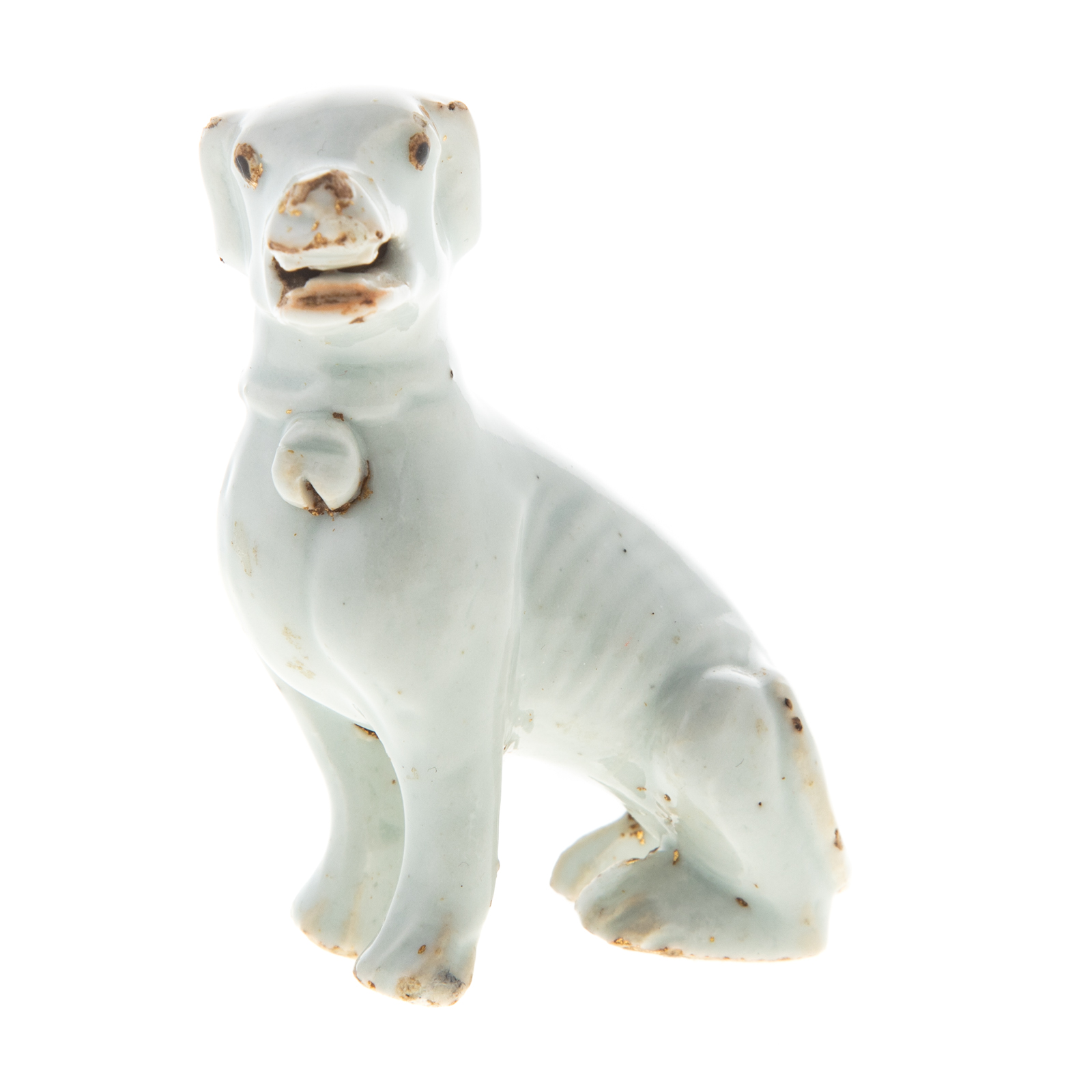 Appraisal: CHINESE BLANC DE CHINE PORCELAIN DOG Kang Xi circa seated