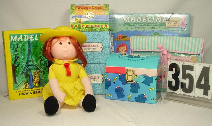 Appraisal: Lot of Madeline items inch doll in good condition clothing