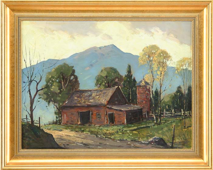 Appraisal: JOHN F ENSER American - MANADNOCK FARM Oil on board