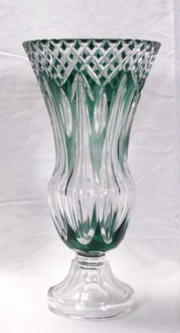 Appraisal: Signed Val St Lambert Heavy Art Glass Vase inches tall