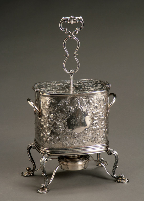 Appraisal: American Silver Egg Boiler William Gale Son New York -