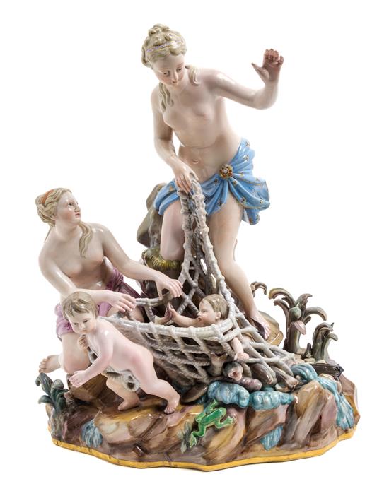 Appraisal: Sale Lot A Meissen Porcelain Figural Group late th century