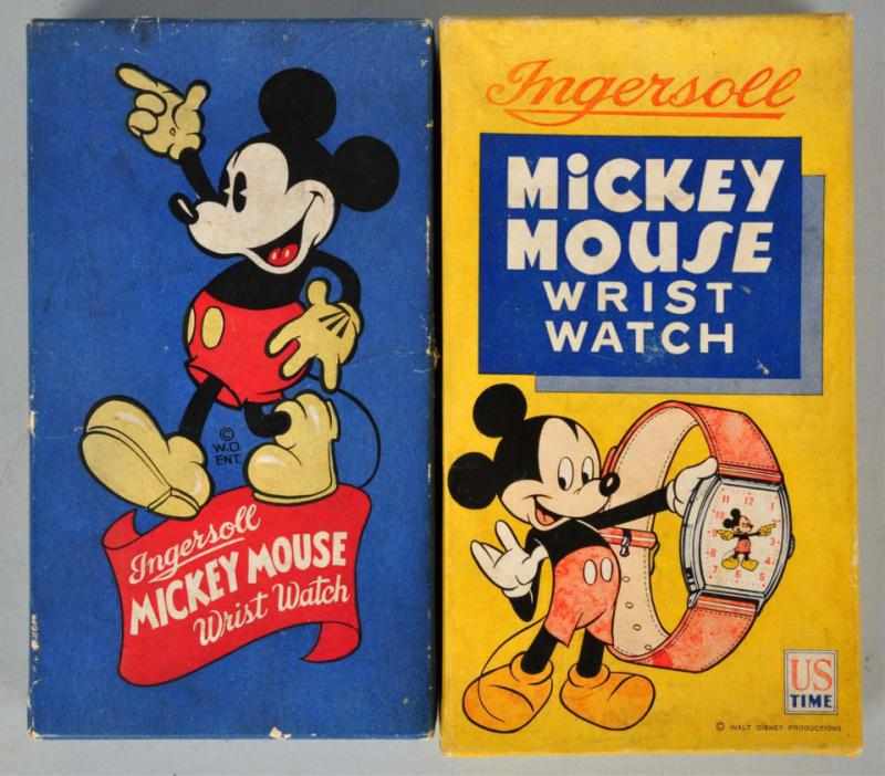 Appraisal: Lot of Walt Disney Mickey Mouse Wrist Watches Both made