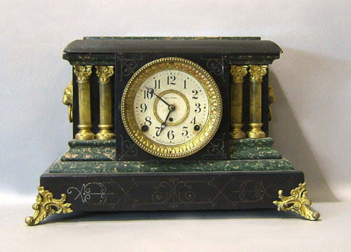 Appraisal: Two mantle clocks to include Seth Thomas and Ansonia h