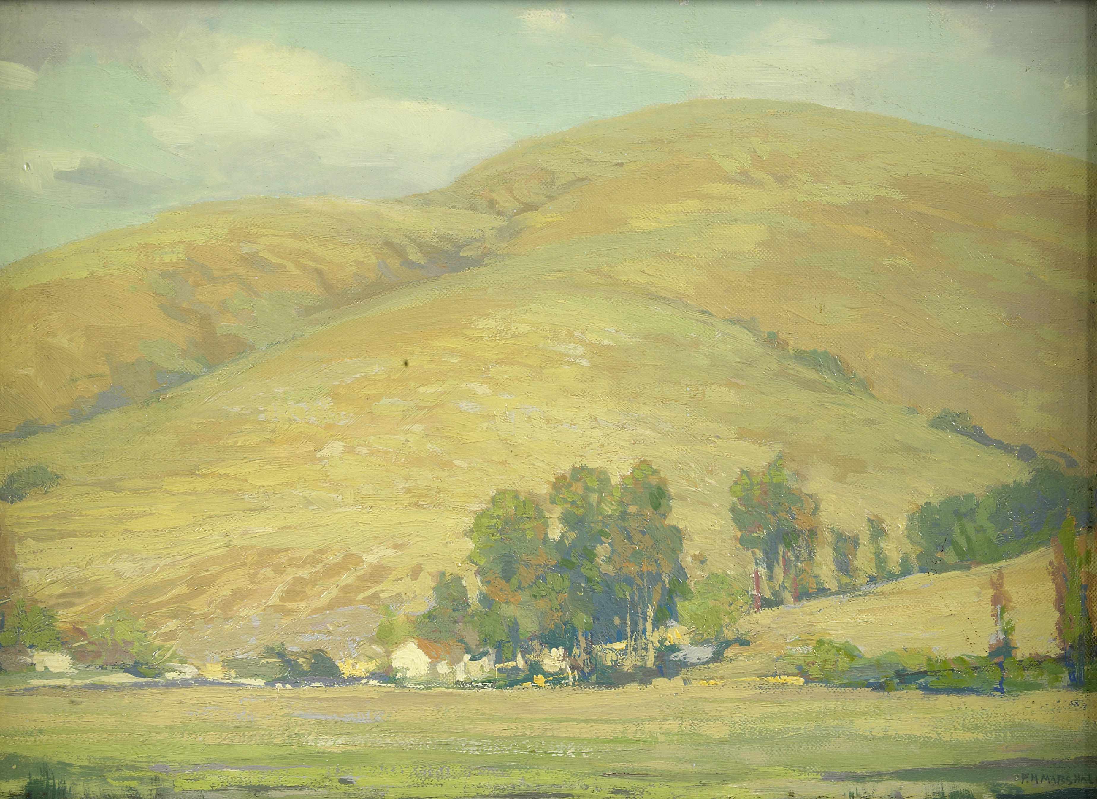 Appraisal: Frank Howard Marshall American - California Landscape signed 'F H