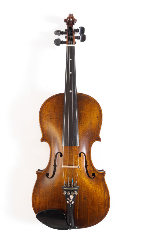 Appraisal: GERMAN VIOLIN LABELED NICOLAUS AMATUS VIOLIN Early th century most