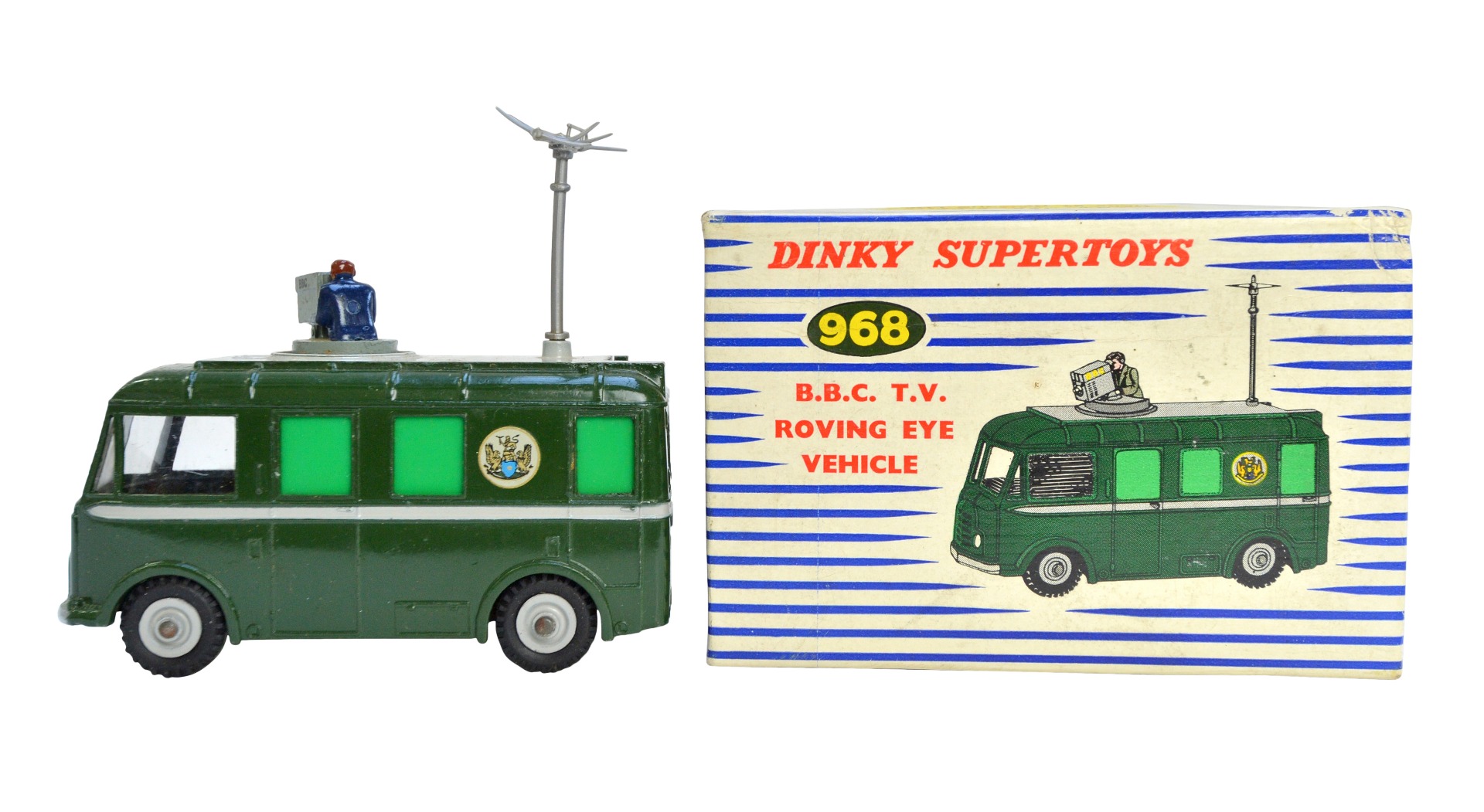 Appraisal: A Dinky Supertoys BBC TV Roving Eye vehicle boxed Illustrated