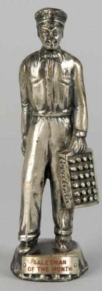 Appraisal: Coca-Cola Salesman of the Month Award Statue Description s Very