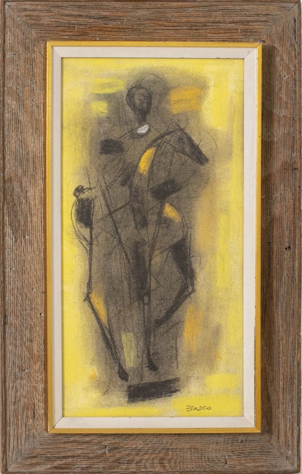 Appraisal: PIERRE BOSCO FIGURE MIXED MEDIA Pierre Bosco French - Figure