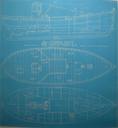 Appraisal: W J MCLEAN THE FAIRLIE SKIFF Screenprint signed dated '