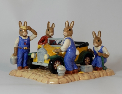 Appraisal: Royal Doulton Bunnykins Tableau figure Just Like New DB limited