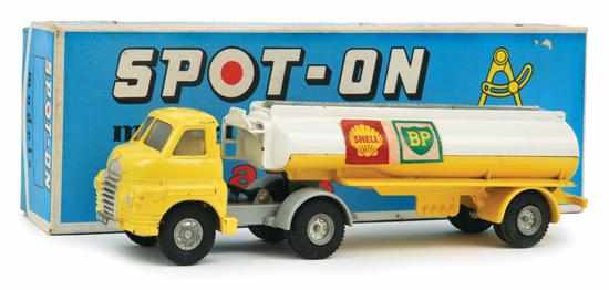 Appraisal: Spot-On Gallon Auto Petrol Tanker yellow cab white and yellow